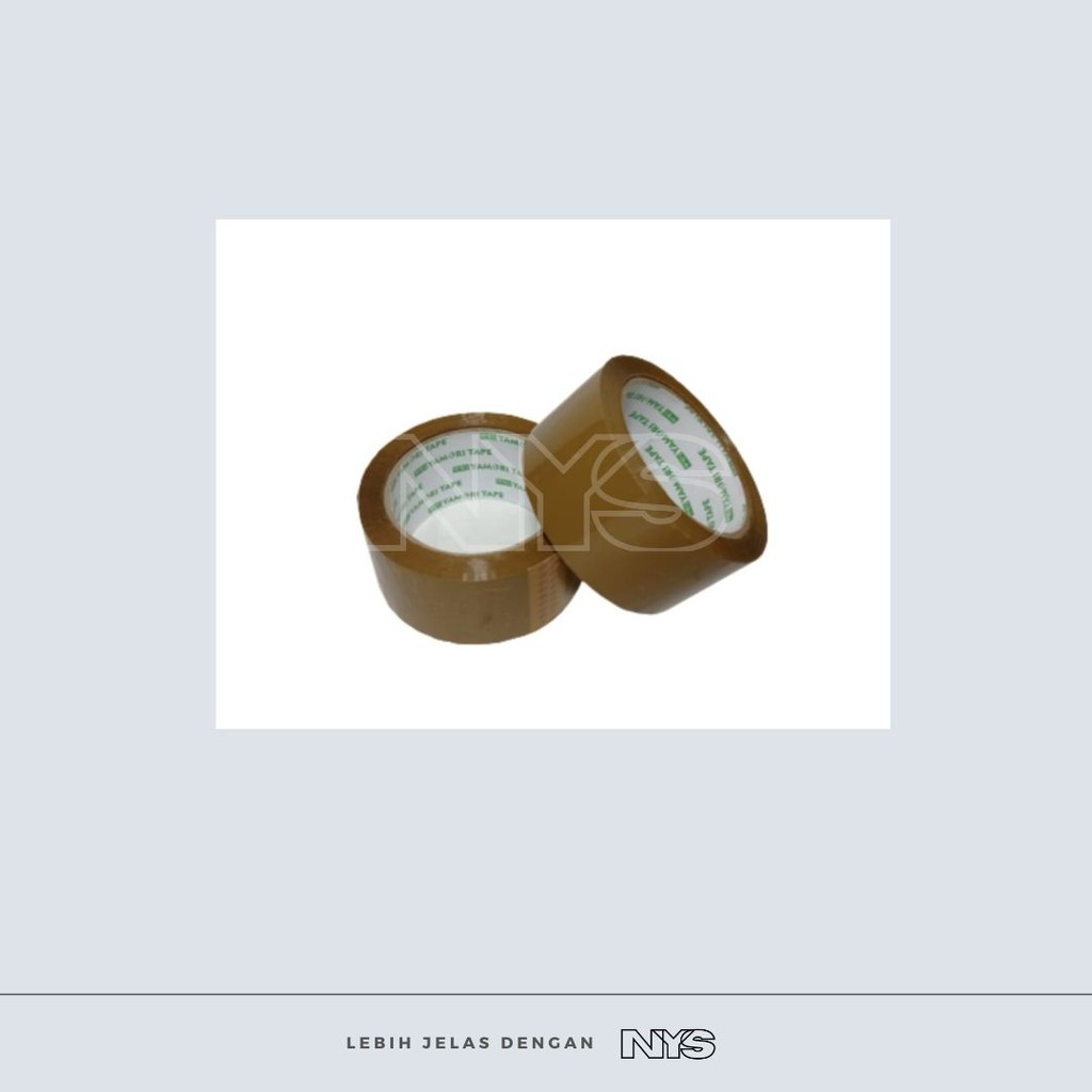 

Now You See - Super Lengket Lakban Coklat Lakban Bening Transpararan - YAMORI & TAPE ONE Best Qualit