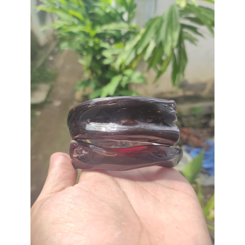 Gelang Akar Bahar Merah Natural JUMBO