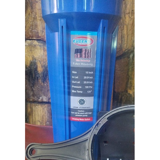 tabung Housing filter air EUGEN biru 10in