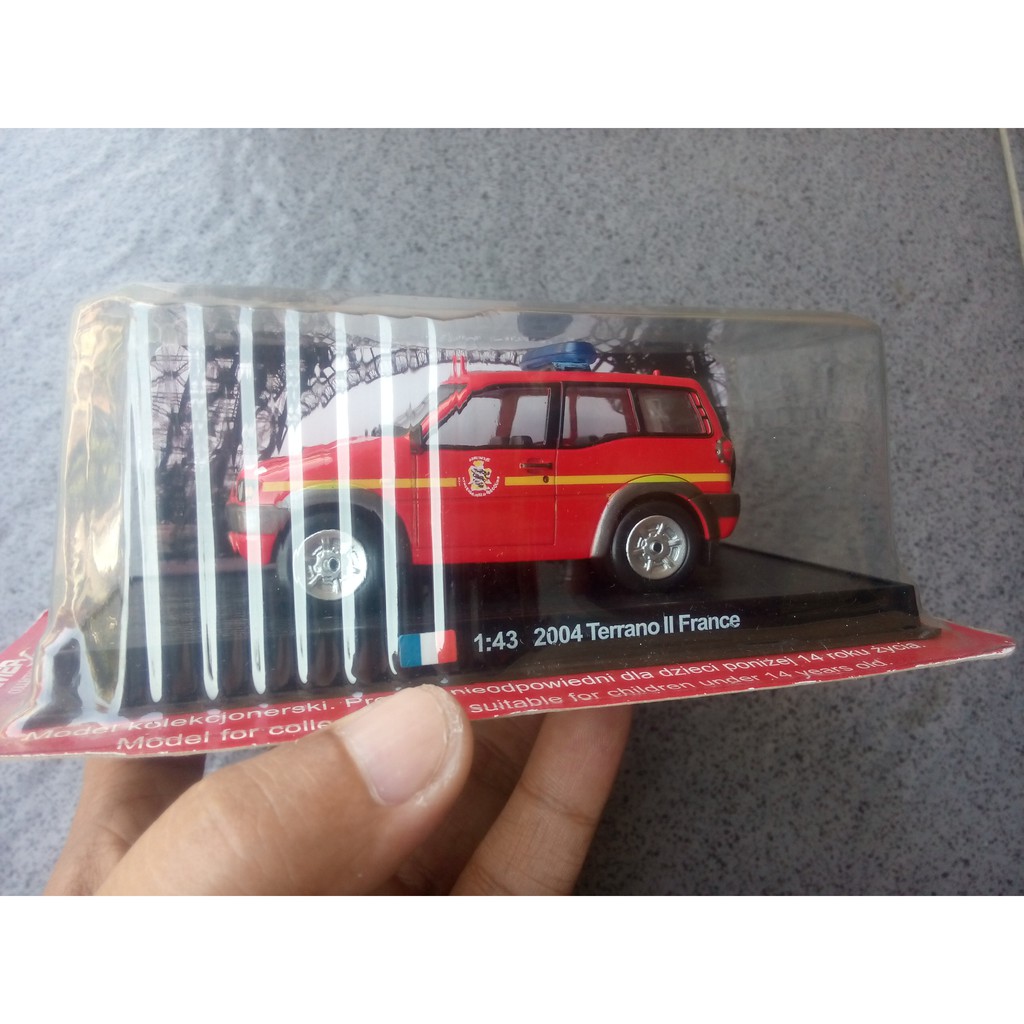 1:43 Nissan Terrano France fire rescue 2004