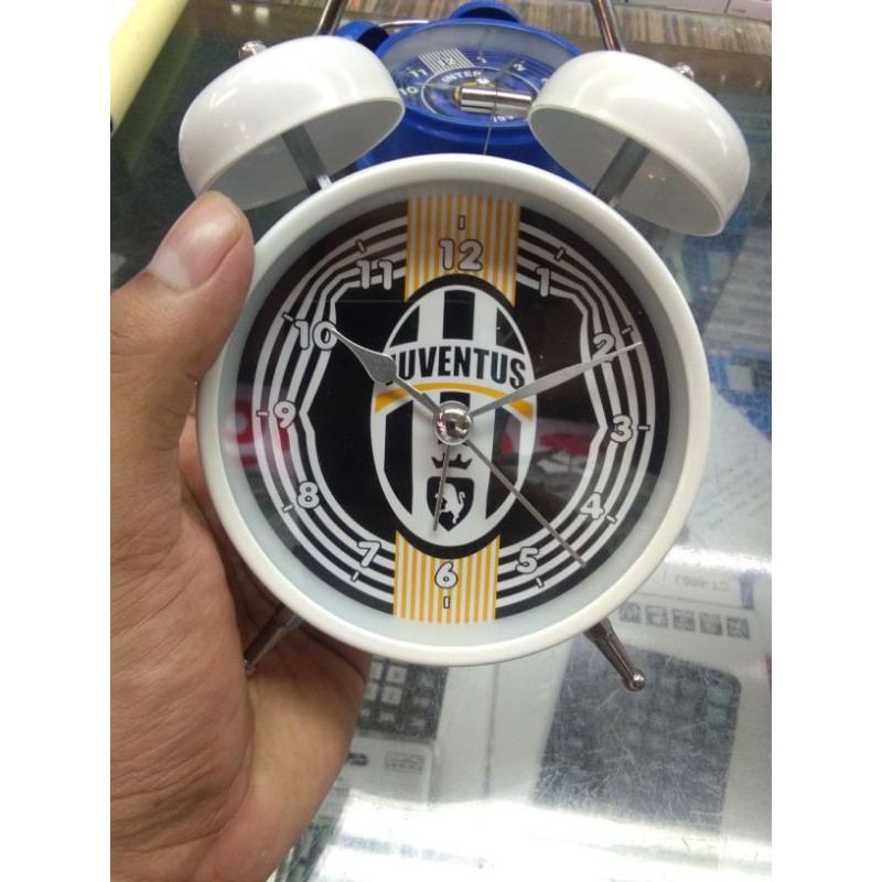 Jam weker Juventus /Jam Glock Alarm ukururan besar