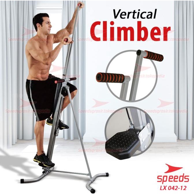 Vertical Climber SPEEDS Alat Fitness Alat Naik Gunung Unisex 042-12