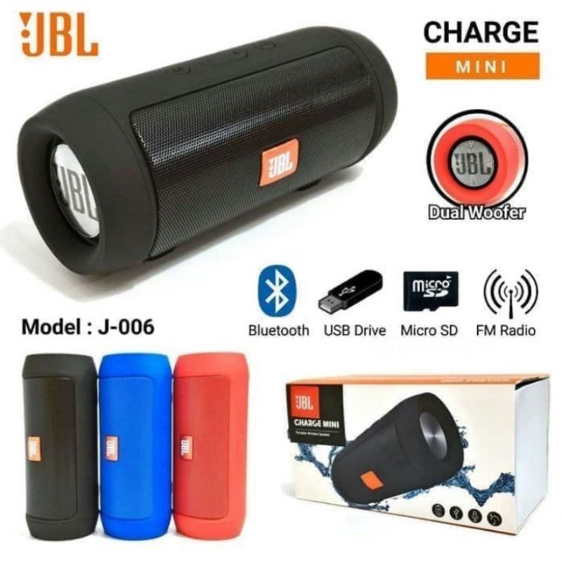 JBL Charge 3 Wireless Portable Bluetooth Speaker Extra Bass grade original