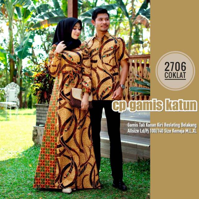 MAURA COUPLE CP SEMI SUTRA BAJU COUPLE PASANGAN COUPLE GAMIS MURAH COUPLE GAMIS COUPLE BATIK HALUS