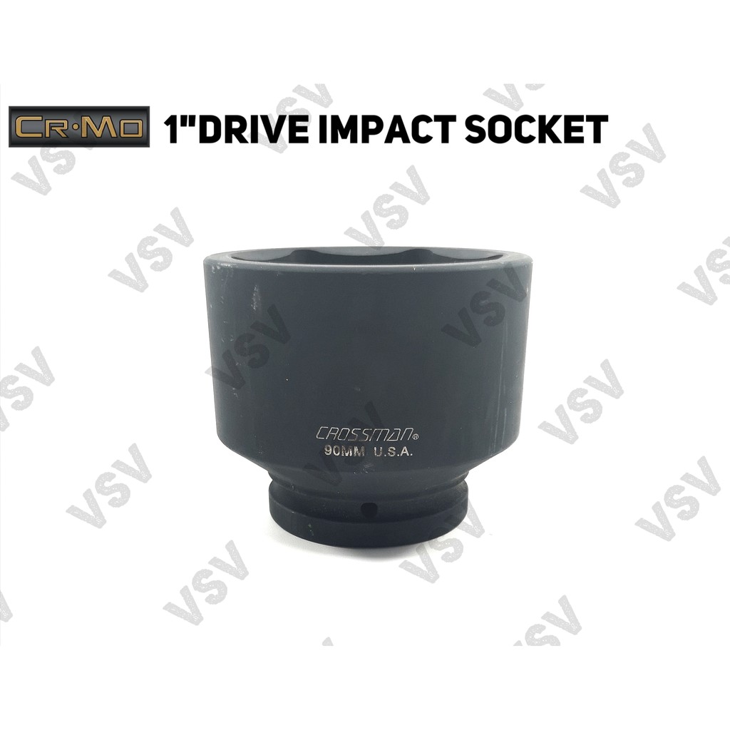 Gestar 1&quot;Dr Impact Socket 2.9/16&quot; Kunci Shock impact Sock Anak Sok