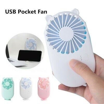 Pocket Fan Kipas Angin Mini Cute Cooling Fan Mini Portable