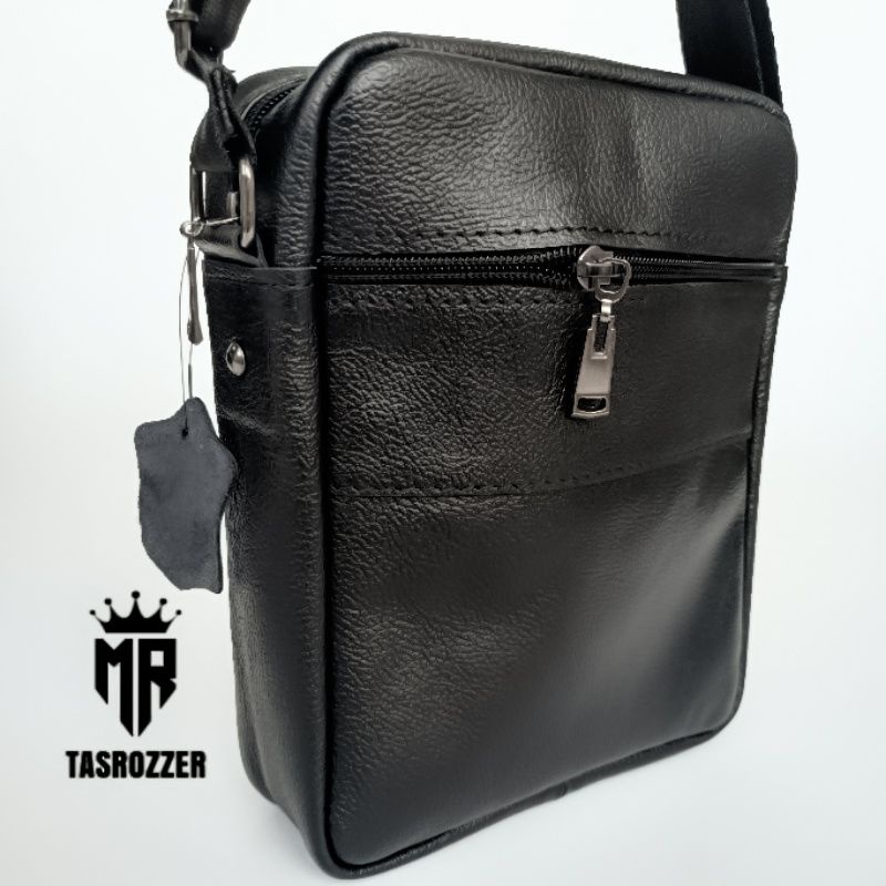 NEW - Tas kulit asli pria original 100% ROZZER tahan api