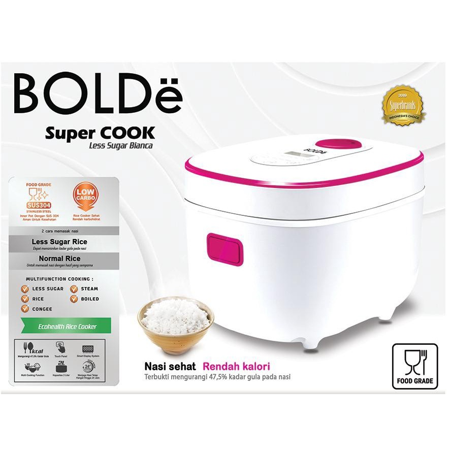 Bolde Magic Com 2 Liter Super Cook Less Sugar Bianca