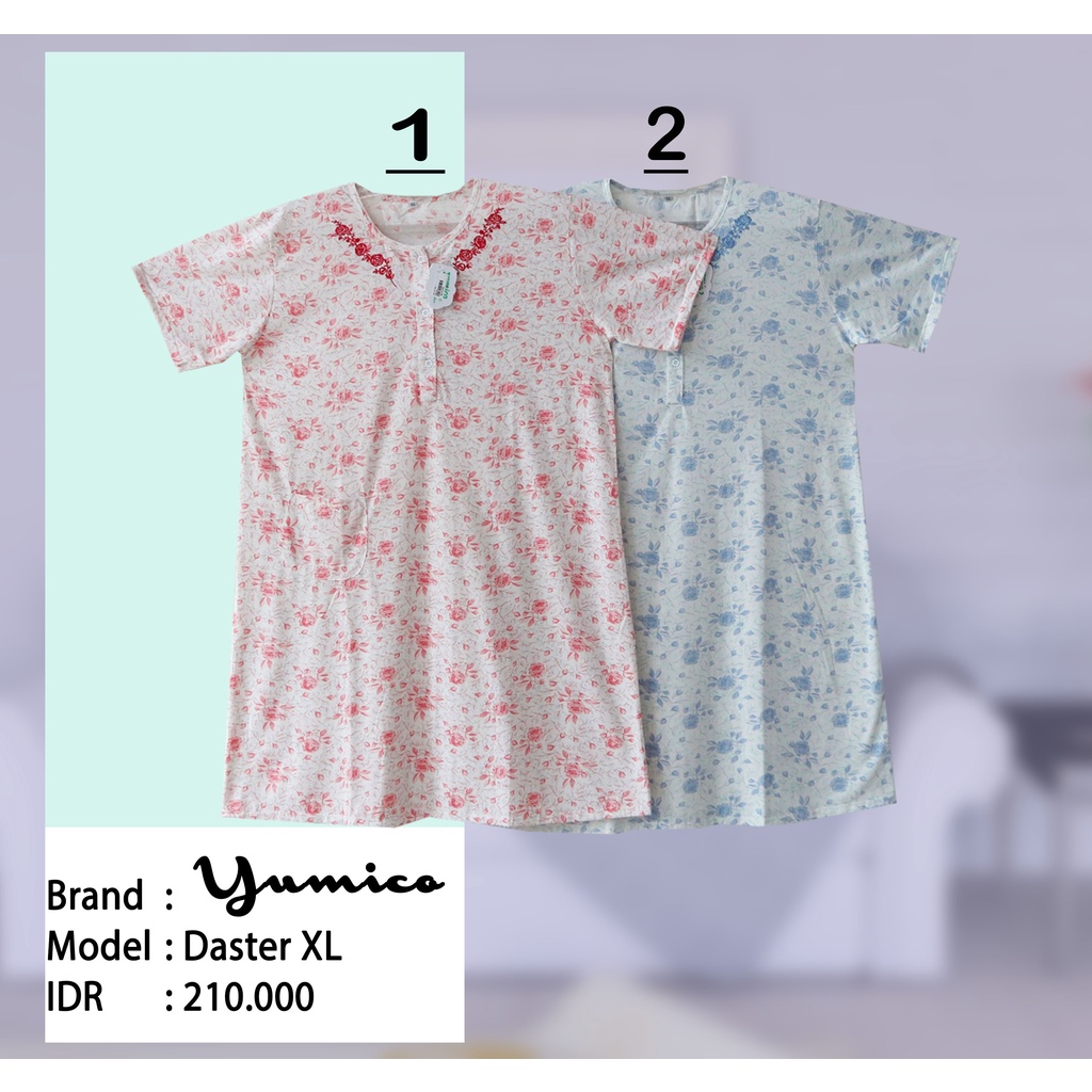 BAJU TIDUR DASTER XL PREMIUM YUMICO - C