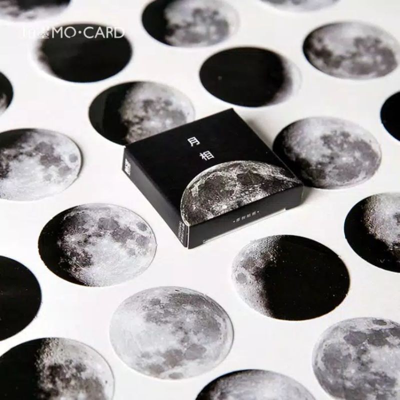 

45 PCS MOON PHASE DECORATION STICKERS FOR DIARY / JOURNALS / DIY CRAFT / SCRAPBOOKS /