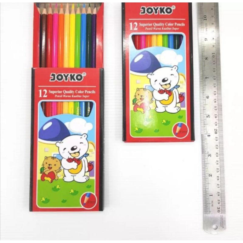 

Pensil warna isi 12 warna merek joyko / bisa COD