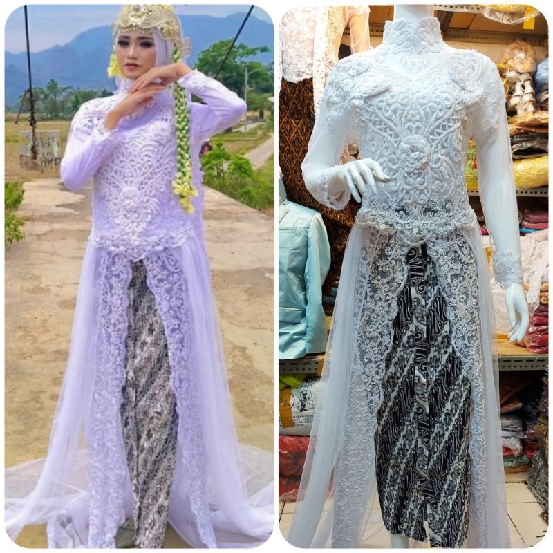 KEBAYA PENGANTIN/ KEBAYA AKAD PUTIH