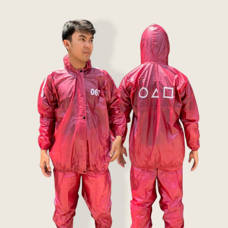 Jas Hujan Setelan AMZ Squid Game Unisex