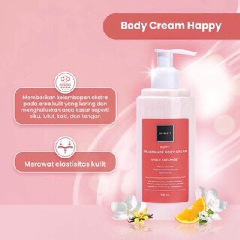 (BISA COD) [Buy 1 Get gift] SCARLETT WHITENING HAPPY BODY SERIES