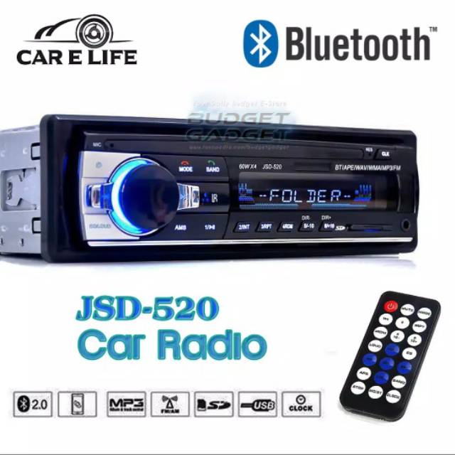 Audio mobil, tape Mobil single din, tape Bluetooth