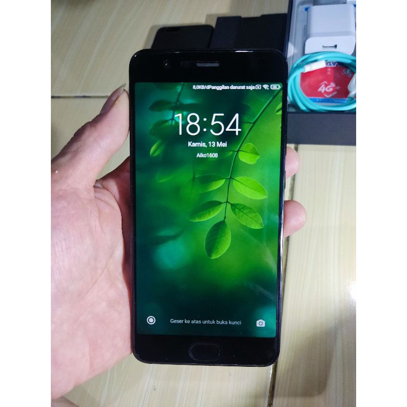 MI NOTE 3  6/128 BLACK MANTAN FLAGSHIP