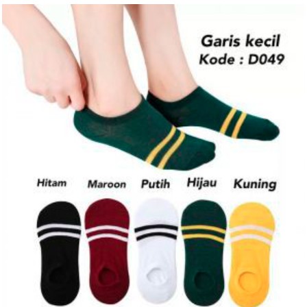 BAJ Kaos Kaki Ankle Dari Jakarta BISA COD Kaos Kaki Cute Kaus Kaki Motif Warna Polos BG SS103