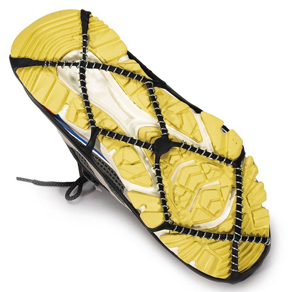 Top 1Pa Ice snow route Shoe HOT Ice Grip Walk Walk Walk Traction Cleats Musim Dingin Memancing Es Alat Pancing