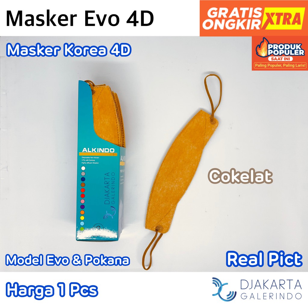 Masker EVO 4D Med Plus KF94 3 Masker Korea