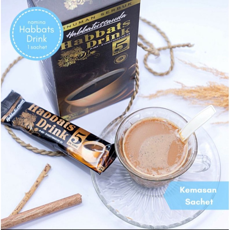 

Habbats Drink | Minuman Serbuk Habbatussauda | Habbats Drink 5 IN 1