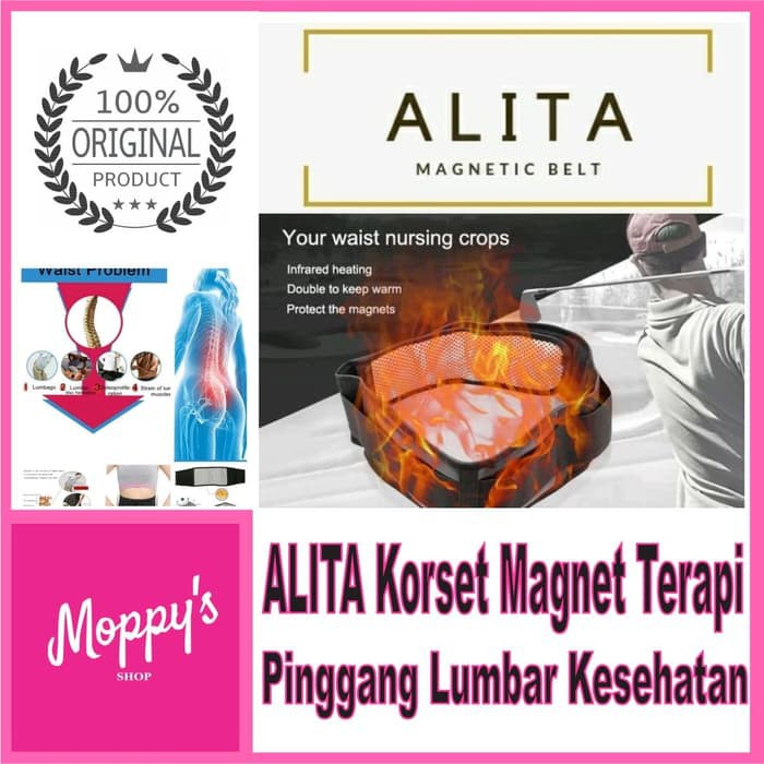 ALITA Korset Magnet Terapi Pinggang Lumbar kesehatan