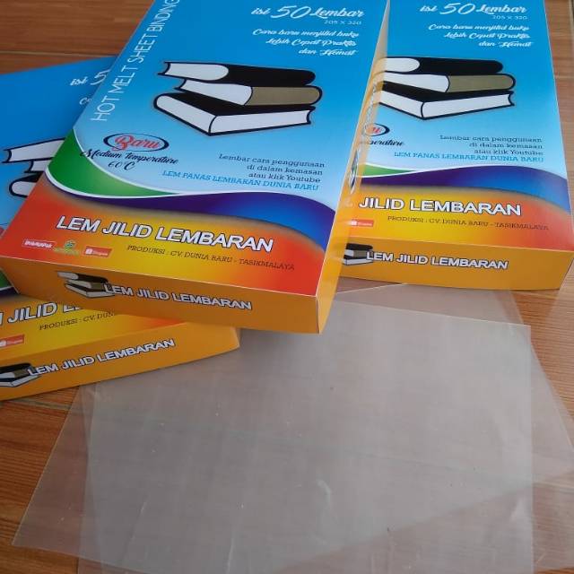 

Lem jilid lembaran (panas) 25pcs