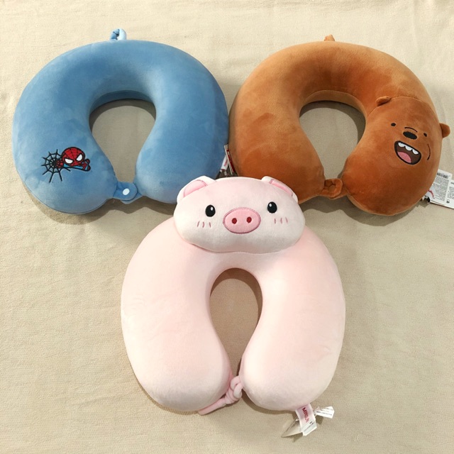 MINISO BANTAL LEHER MEMORY FOAM WE BEAR BEARS MARVEL AVENGERS PIGLET