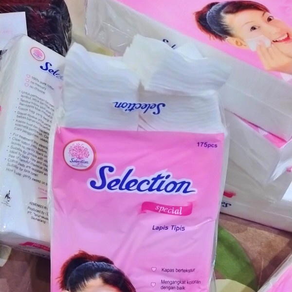 SELECTION - Kapas Wajah / Kapas Pembersih Makeup / Facial Cotton