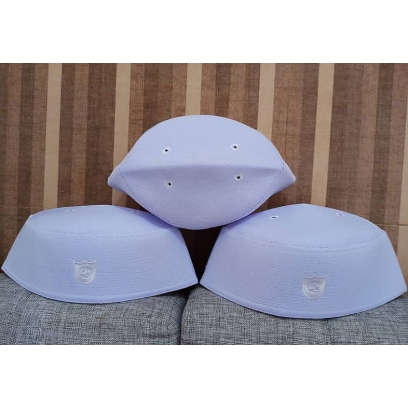 peci putih/ peci malaysia tinggi 6cm