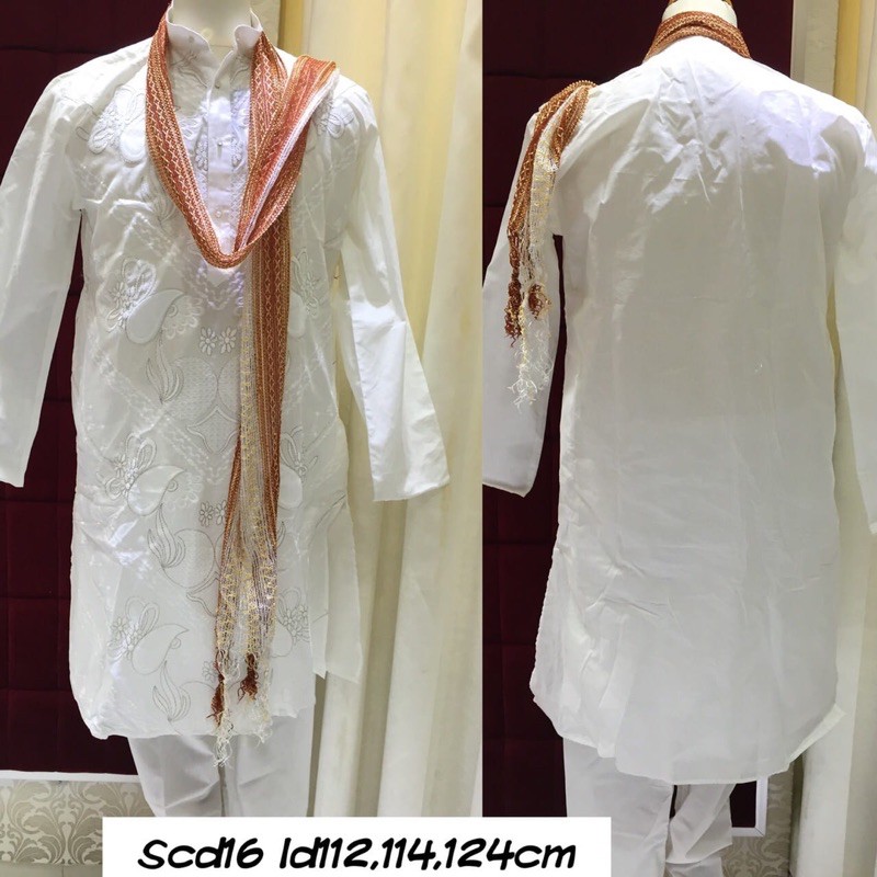 sherwani baju koko pria cowok india komplit