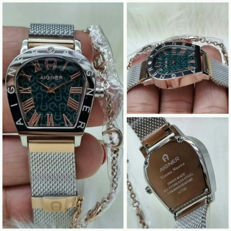 jam tangan wanita aigner verona nuovo batre kualitas original
