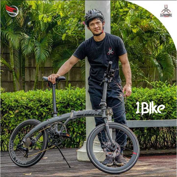 Sepeda  lipat Camp Folding Bike 20 Iko Uwais Snoke 451 10 Speed