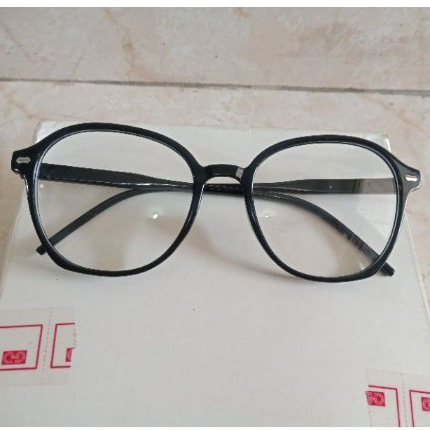 kacamata frame hitam trendy CHN143