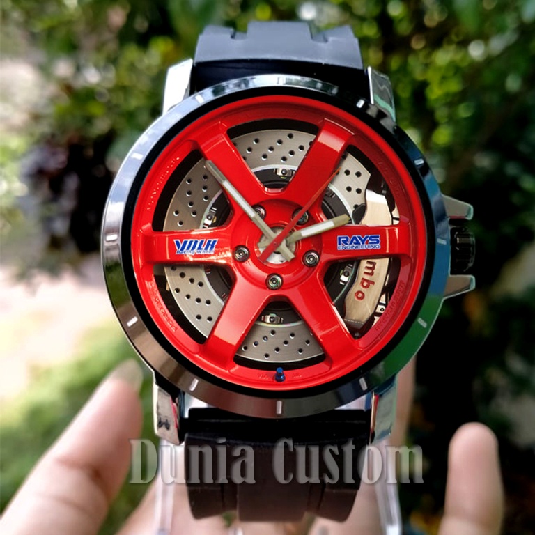 Jam Tangan Pria Volk Rays Te37 / Jam Tangan Volk Rays Te37 Custom