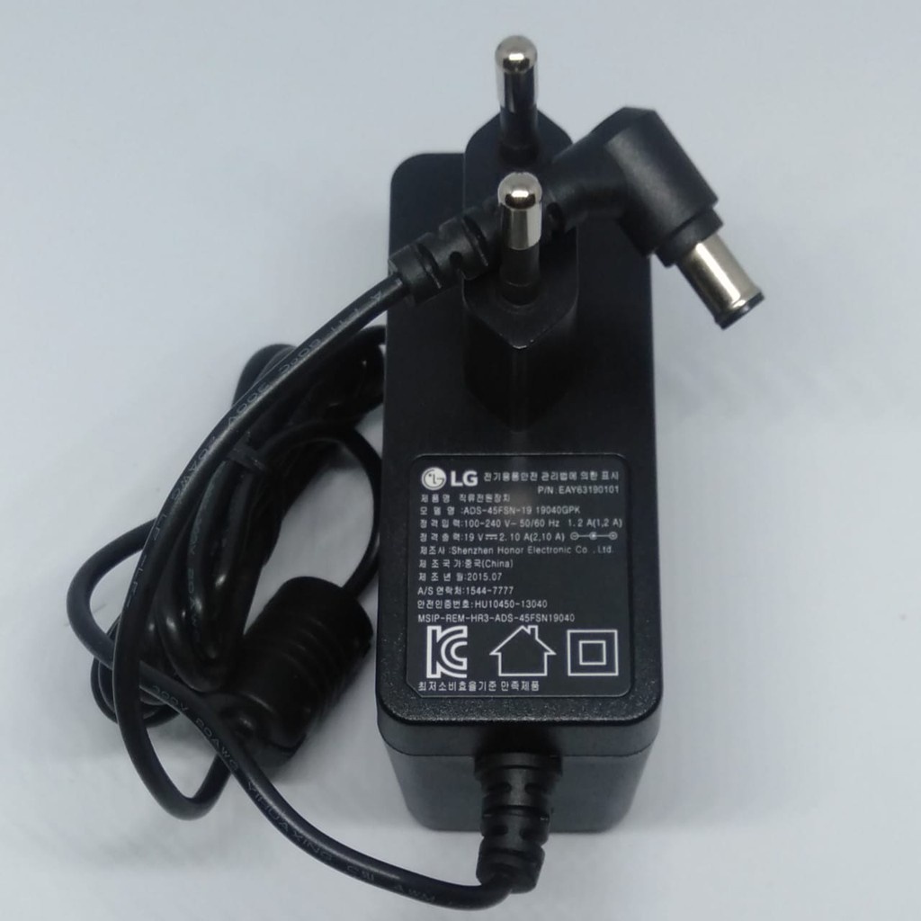 Adaptor TV Monitor LG 19V - 2.1A LED Tv Monitor LG 19V 2.1Ampere
