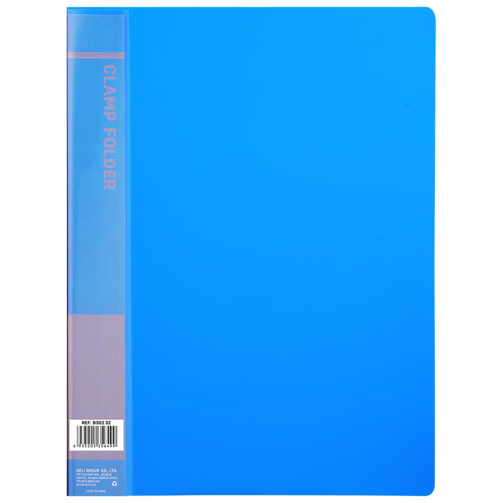 

Deli Clamp Folder File FC 0.7mm PP cover 150 ~ 180 halaman EB30222 EB30232