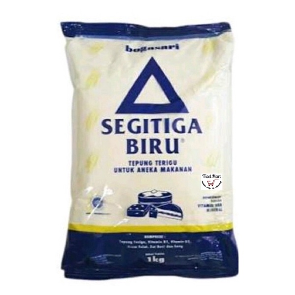 

1kg | TEPUNG TERIGU SEGITIGA BIRU BOGASARI ANEKA MAKANAN