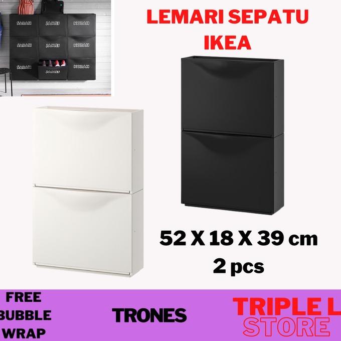 RAK SERBAGUNA LEMARI KABINET SEPATU SANDAL BUKU PLASTIK 2 PCS TRONS BESTSELLER1111