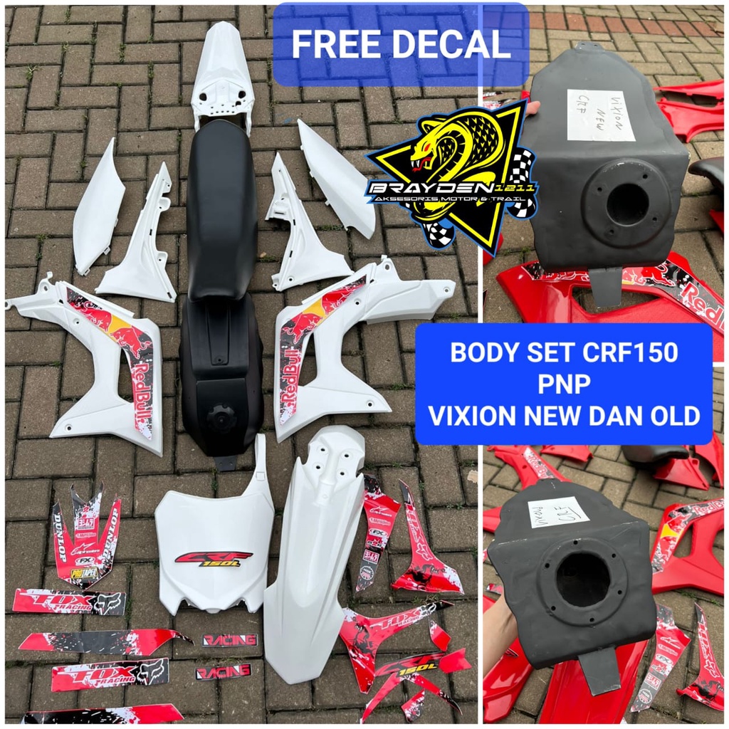 bodyset trail crf150 pnp vixion new vixion old / body set trail vixion