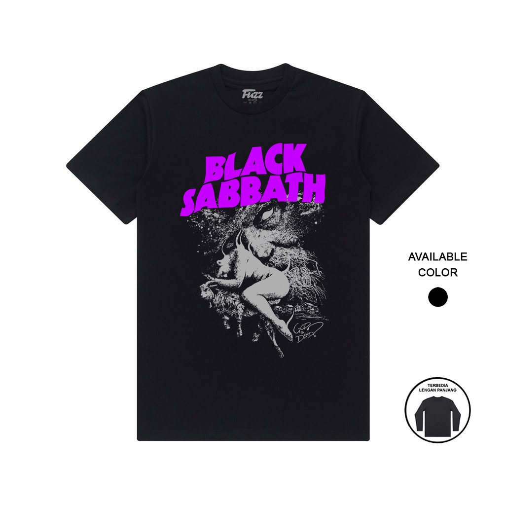 KAOS BAND METAL BLACK SABBATH | BAJU DISTRO MUSIK OVERSIZE PRIA WANITA PREMIUM