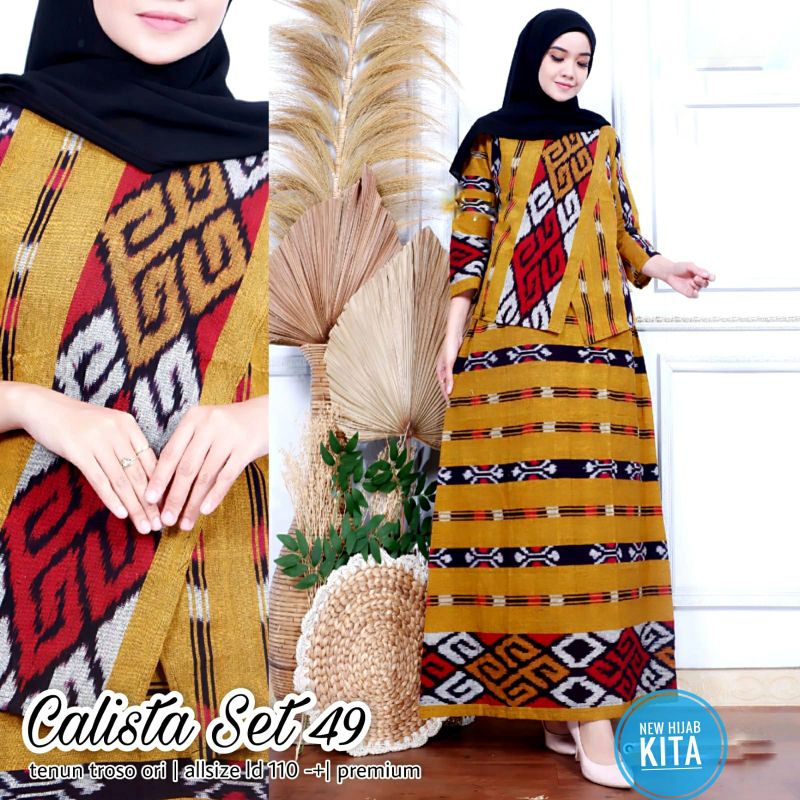 Oneset Tenun Troso - Calista Set Tenun