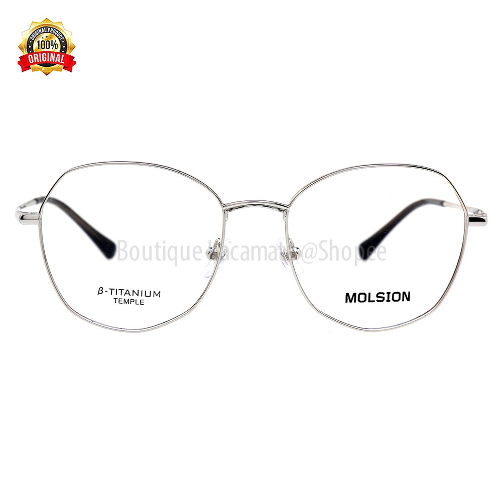 Frame Kacamata Molsion Original Titanium MJ7150-B90