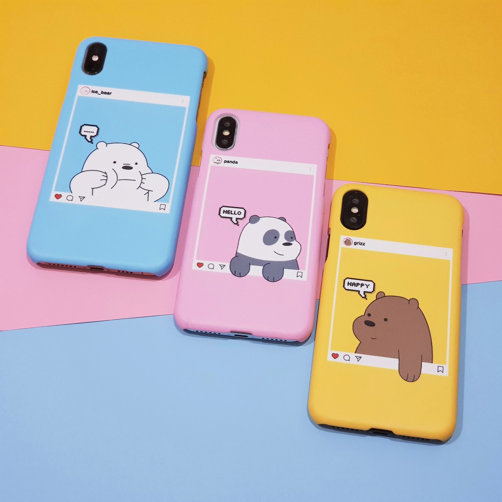 CASE BARE BEAR OPPO F11 VIVO V15 M20 A30 A50 F11 PRO F9 F7 