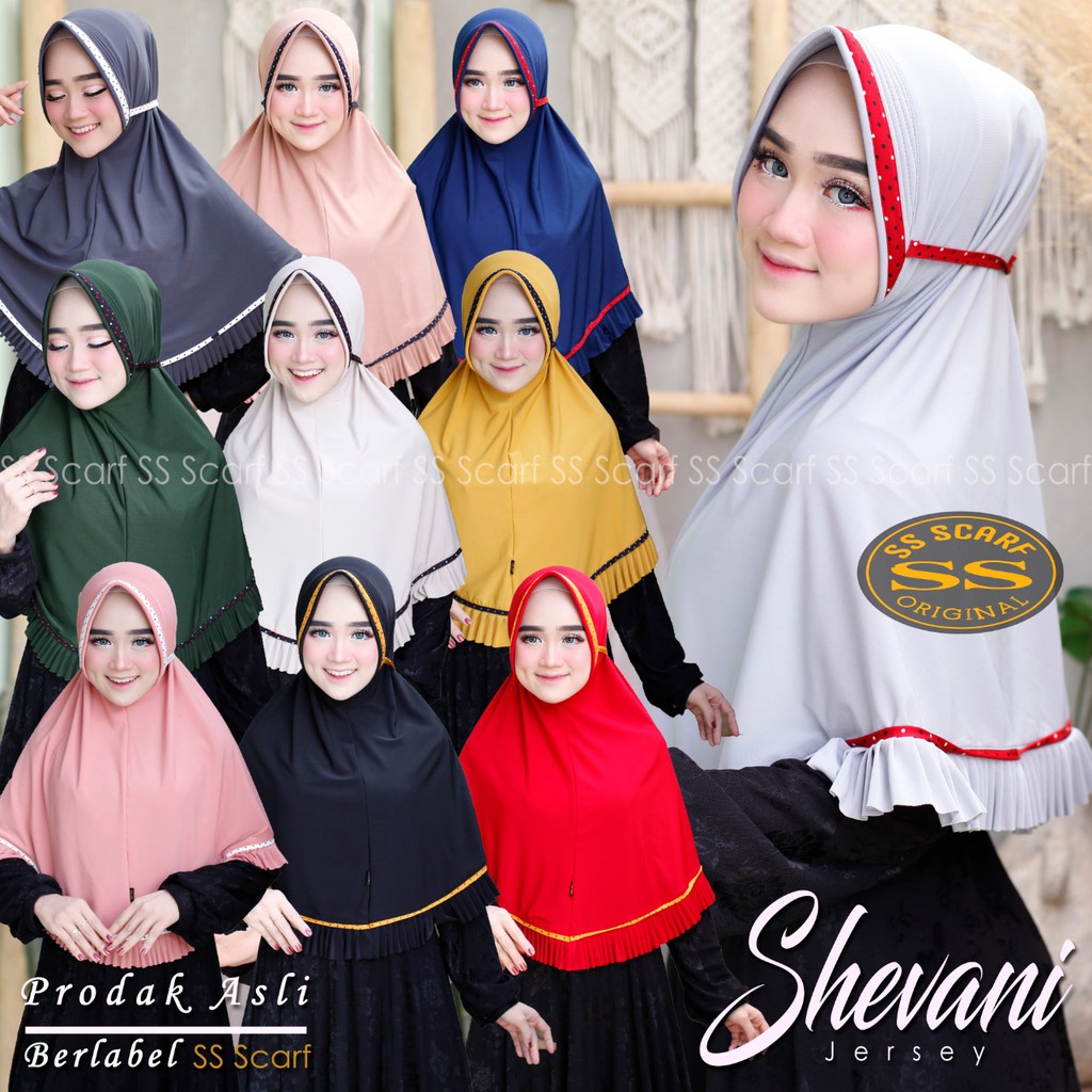 Hijab Instan SHEVANY dijamin ori berlabel SS SCARF