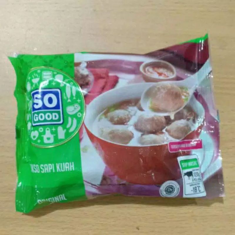 

SO GOOD baso sapi + bumbu isi 8pcs