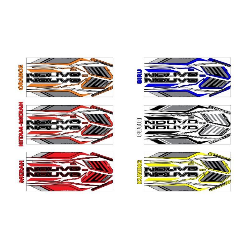 STRIPING NOUVO S MALAYSIA STIKER NOUVO