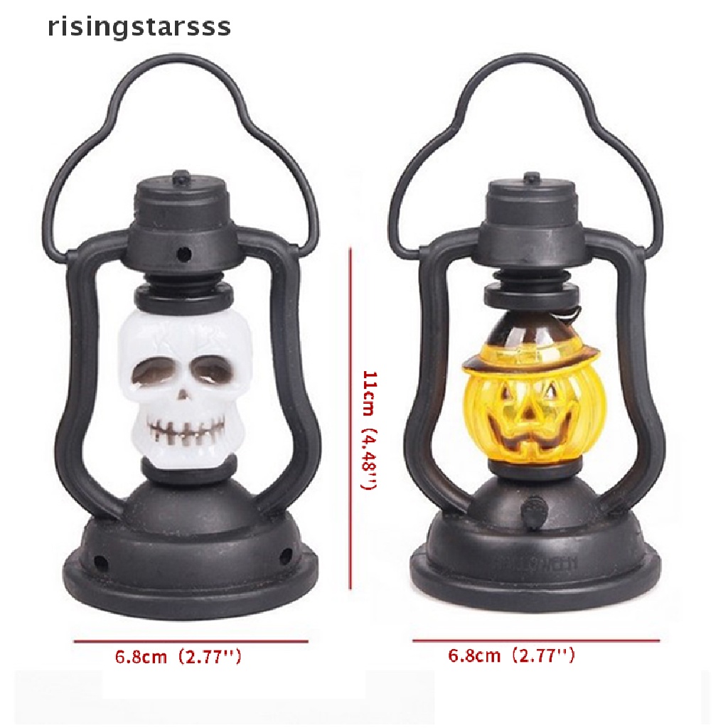 Rsid Span-new Lampu Lentera Minyak Tanah LED Portable Bentuk Labu Halloween