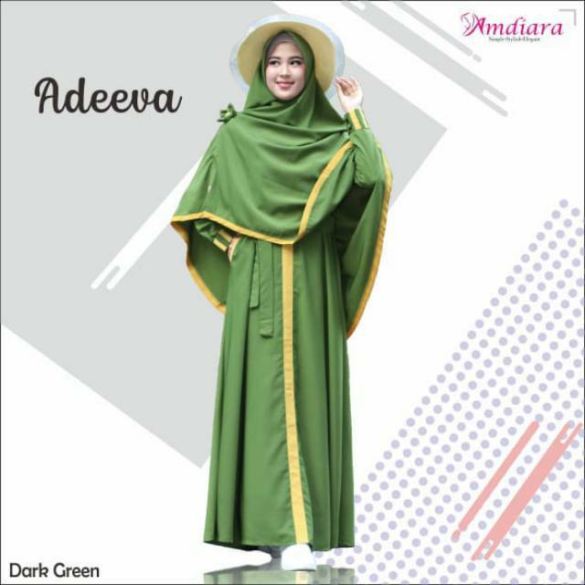 Gamis set syari adeeva ori amdiara
