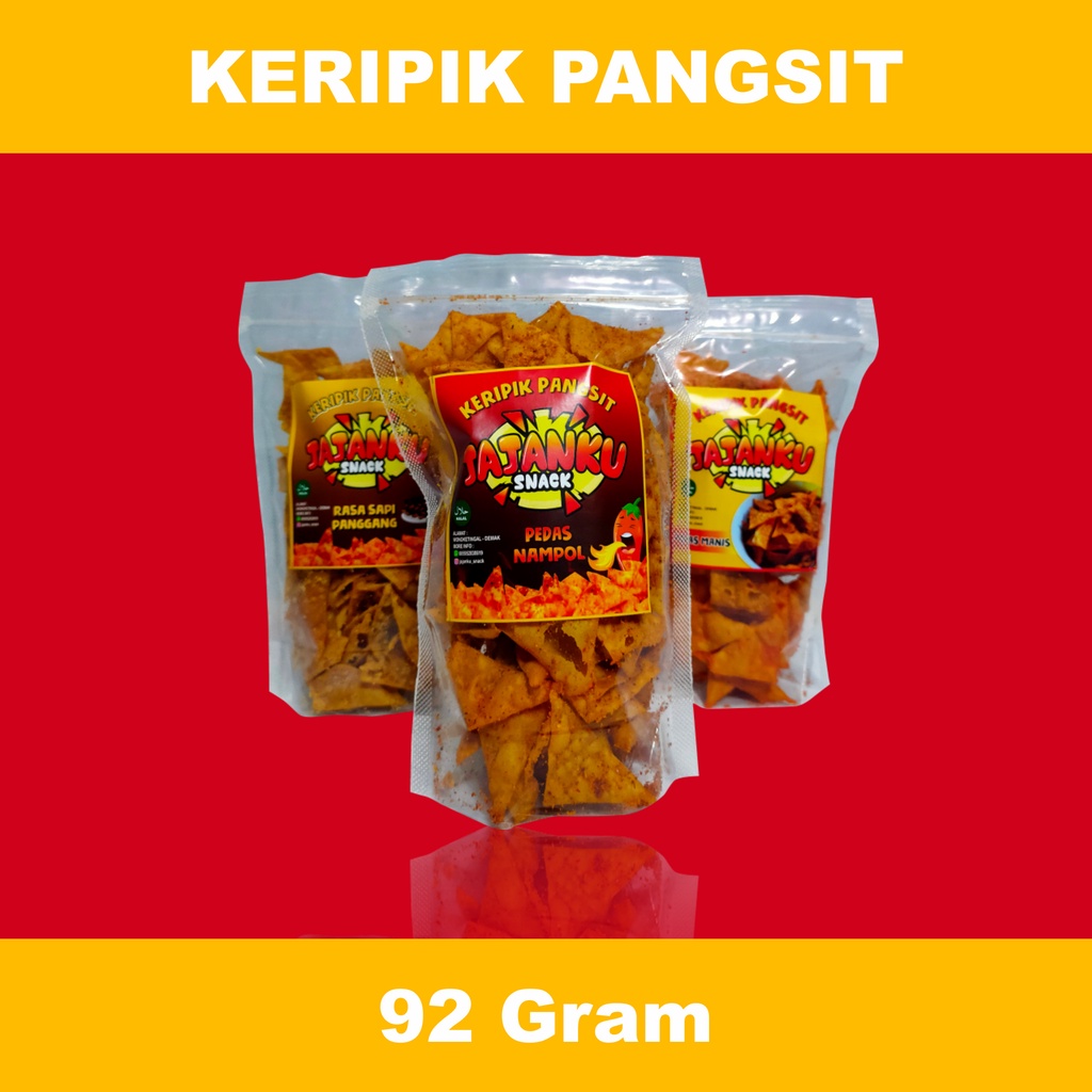 

Keripik Pangsit | 92 gram | Varian Rasa