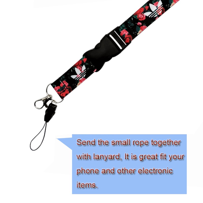 2 Desain AD NK Leher Lanyard Dengan ID Card Lengan Pemegang untuk Ponsel Case Straps Kunci Sling ID Lencana Case Pelindung Kalung Tas Kartu Tali